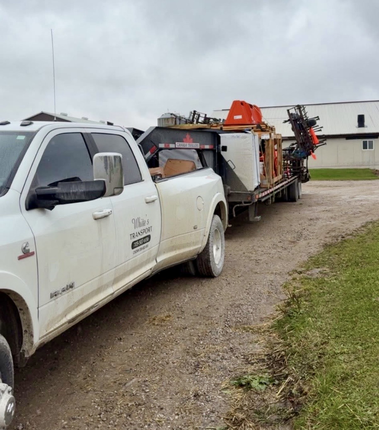 White's Transport hauling work